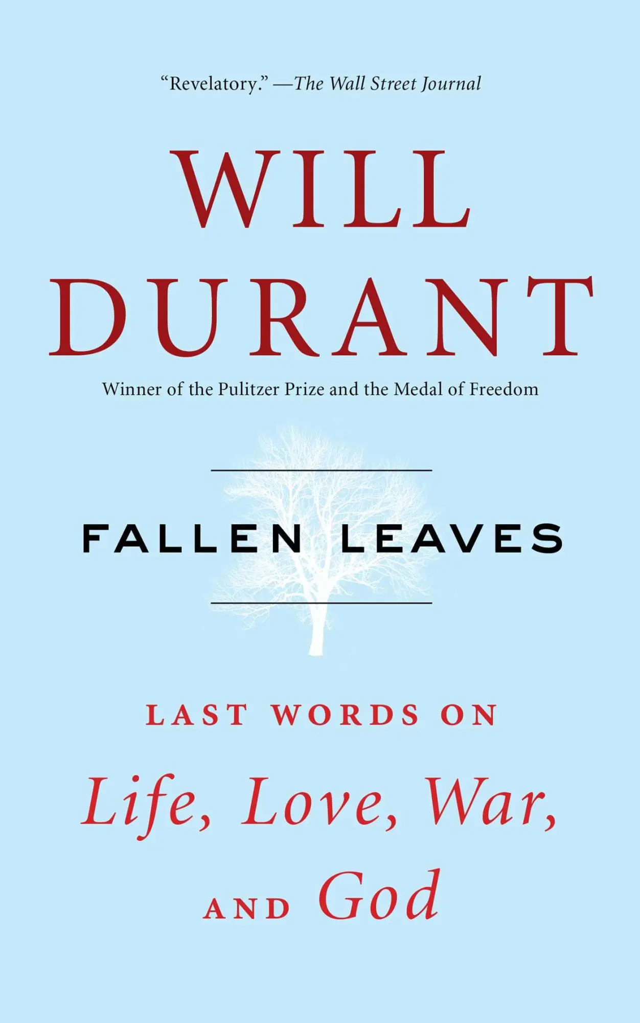 Cover: 9781476771557 | Fallen Leaves | Last Words on Life, Love, War, and God | Will Durant