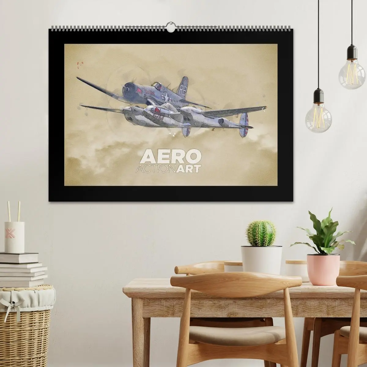 Bild: 9783457831557 | Aero Action Art - Luftfahrt Kunst (Wandkalender 2026 DIN A2 quer),...