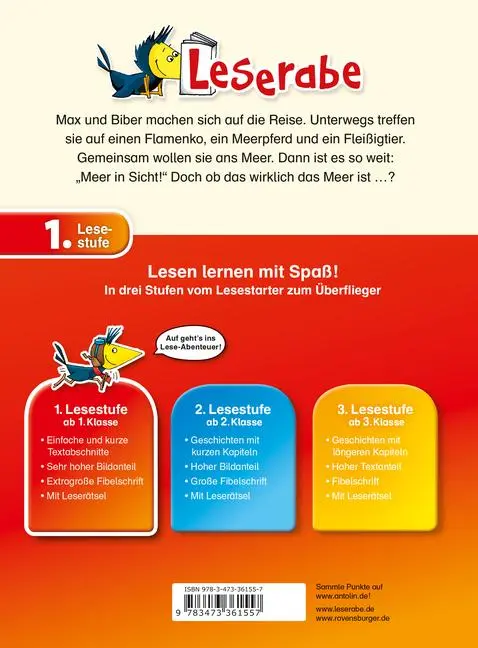 Bild: 9783473361557 | Leserabe - 1. Lesestufe: Max und Biber segeln los! | Salah Naoura
