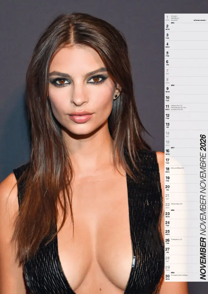 Bild: 9798893611557 | Emily Ratajkowski Kalender 2026 | Blurred Lines Girl | Kalender | 2026