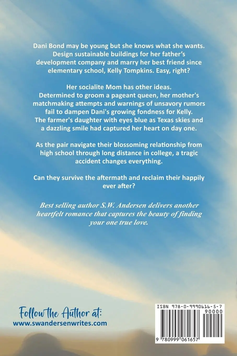 Rückseite: 9780999061657 | Blue Eyes and Texas Skies | S. W. Andersen | Taschenbuch | Englisch