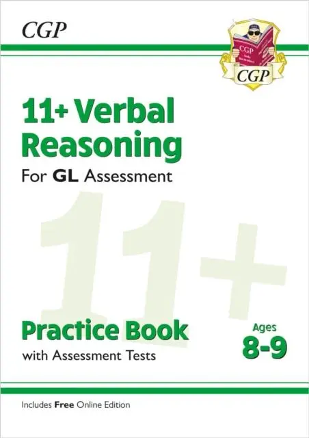 Cover: 9781789081657 | 11+ GL Verbal Reasoning Practice Book &amp; Assessment Tests - Ages 8-9...