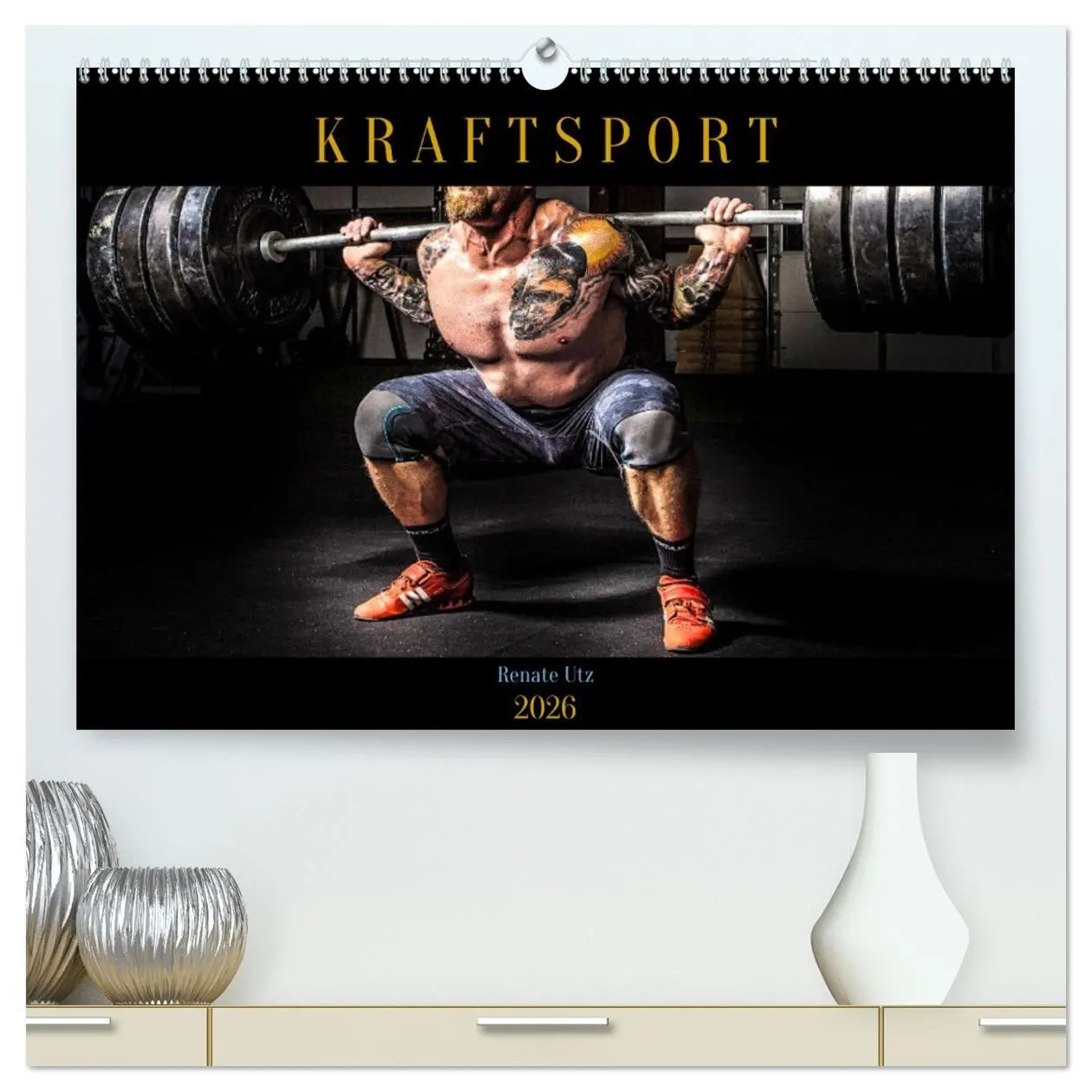 Cover: 9783457441657 | Kraftsport (hochwertiger Premium Wandkalender 2026 DIN A2 quer),...