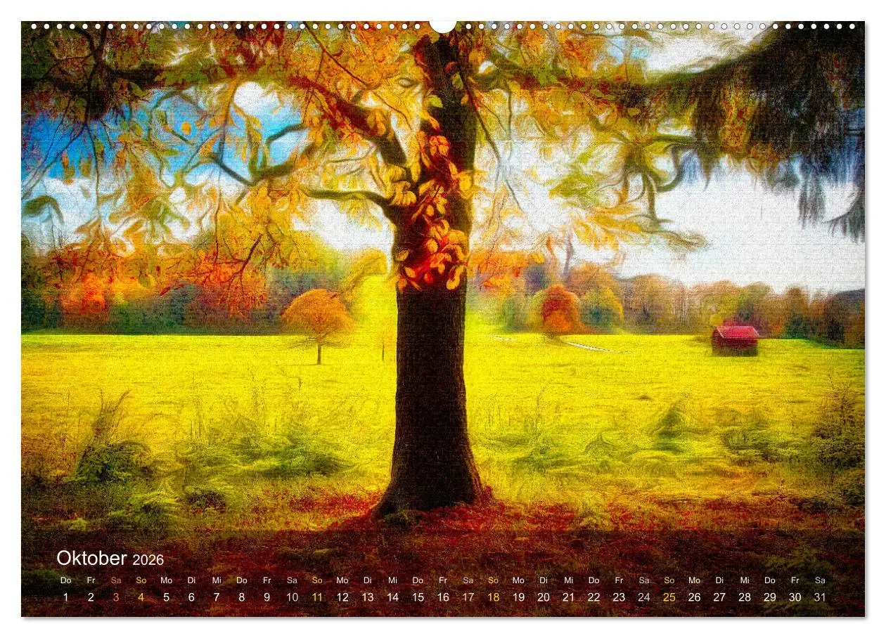 Bild: 9783457511657 | Das Schweigen der Bäume (Wandkalender 2026 DIN A2 quer), CALVENDO...