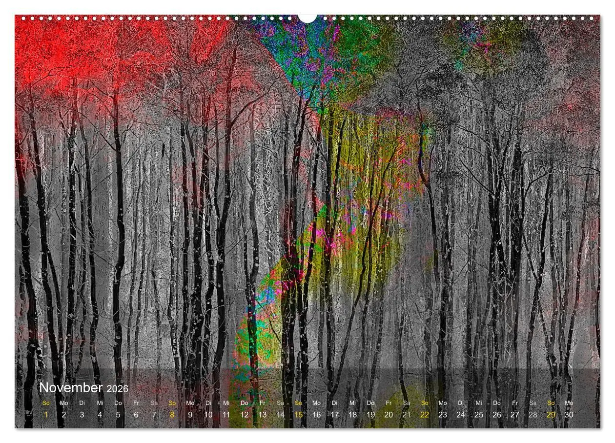 Bild: 9783457511657 | Das Schweigen der Bäume (Wandkalender 2026 DIN A2 quer), CALVENDO...