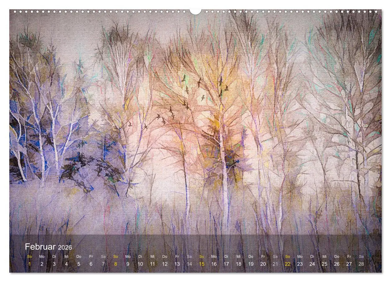 Bild: 9783457511657 | Das Schweigen der Bäume (Wandkalender 2026 DIN A2 quer), CALVENDO...