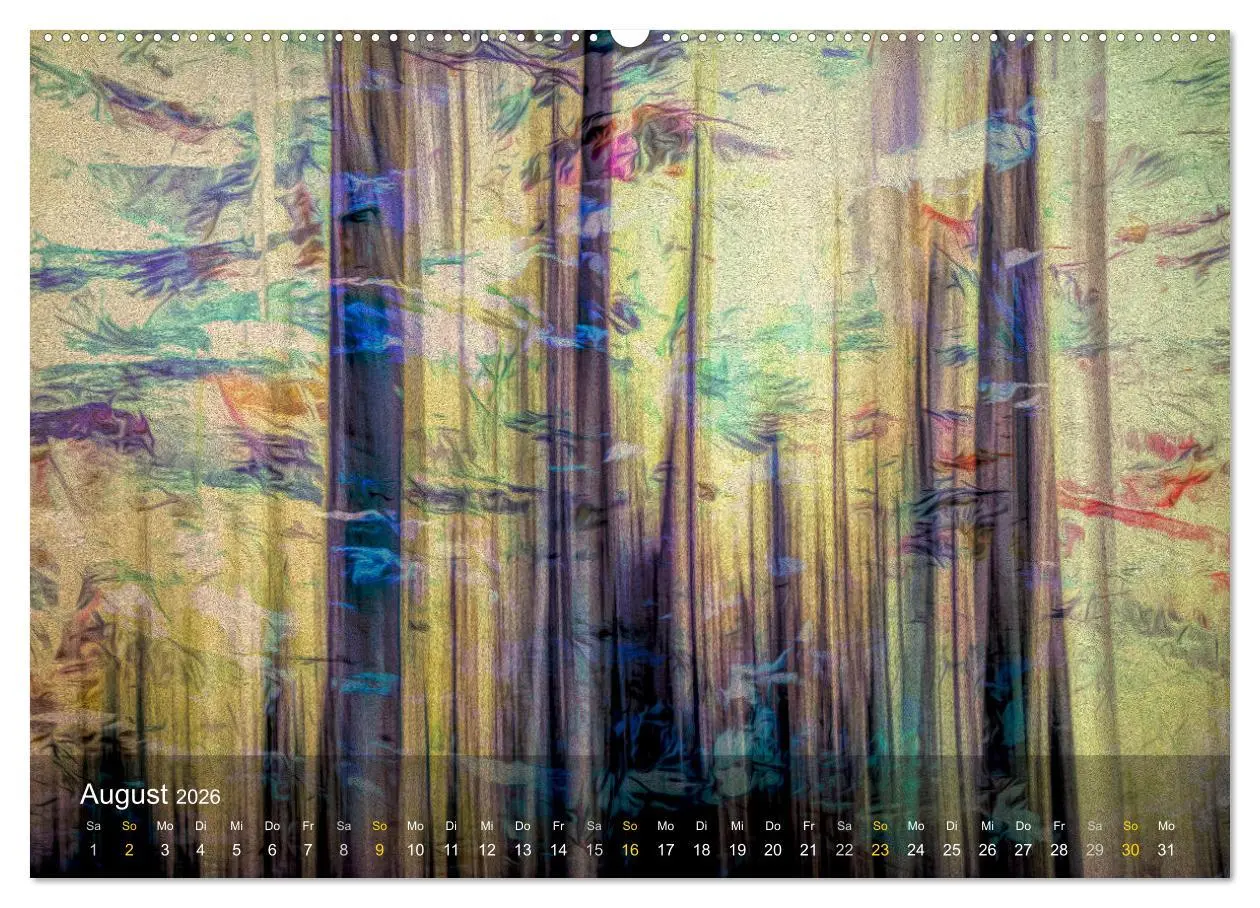 Bild: 9783457511657 | Das Schweigen der Bäume (Wandkalender 2026 DIN A2 quer), CALVENDO...