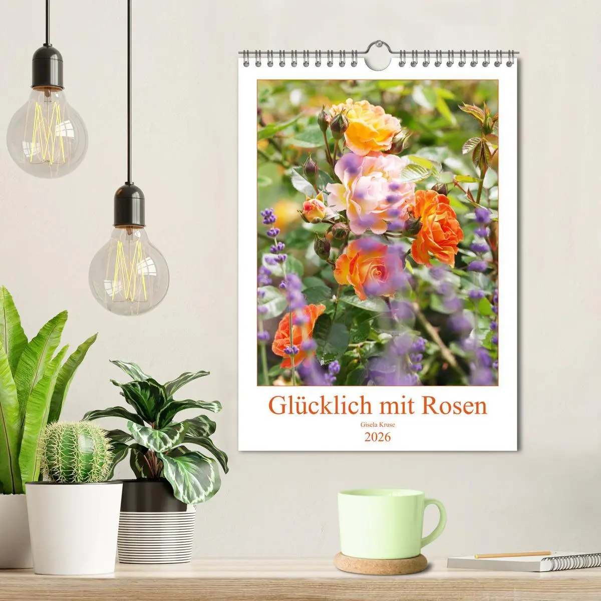 Bild: 9783516391657 | Glücklich mit Rosen (Wandkalender 2026 DIN A4 hoch), CALVENDO...