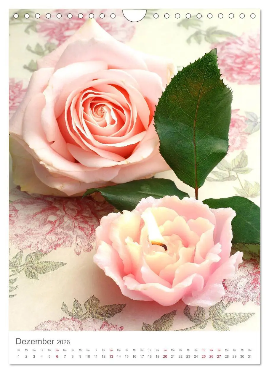 Bild: 9783516391657 | Glücklich mit Rosen (Wandkalender 2026 DIN A4 hoch), CALVENDO...