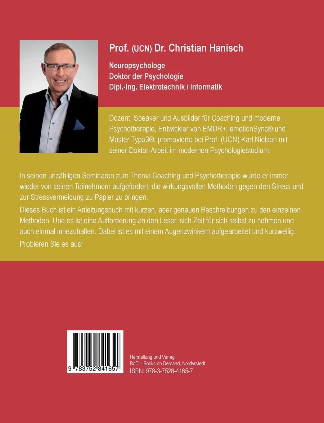 Rückseite: 9783752841657 | MENTAL-COACHING | Christian Hanisch | Taschenbuch | Paperback | 120 S.