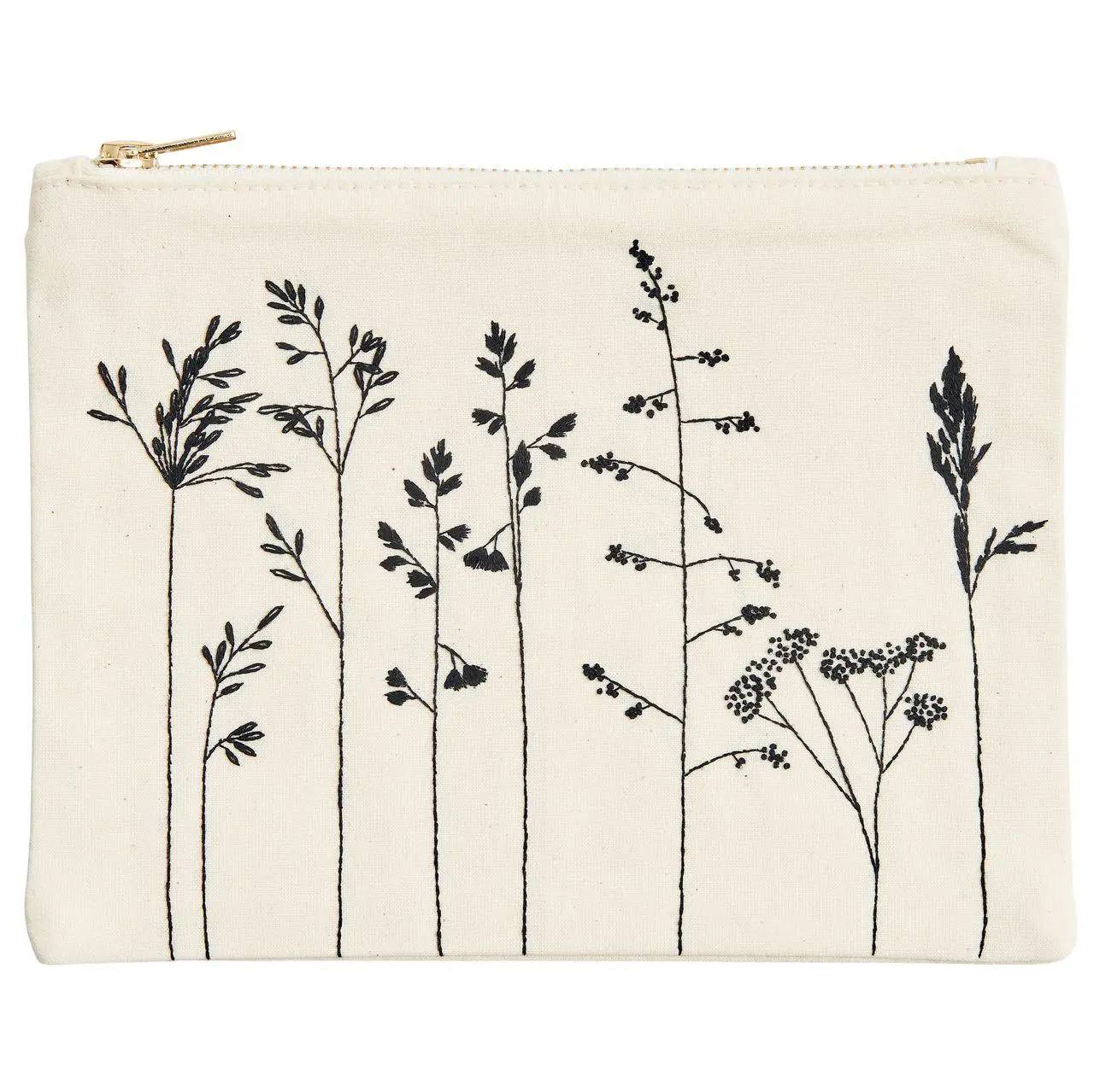 Stickpackung Vorgezeichnet, Pouch Blumen und Gräser