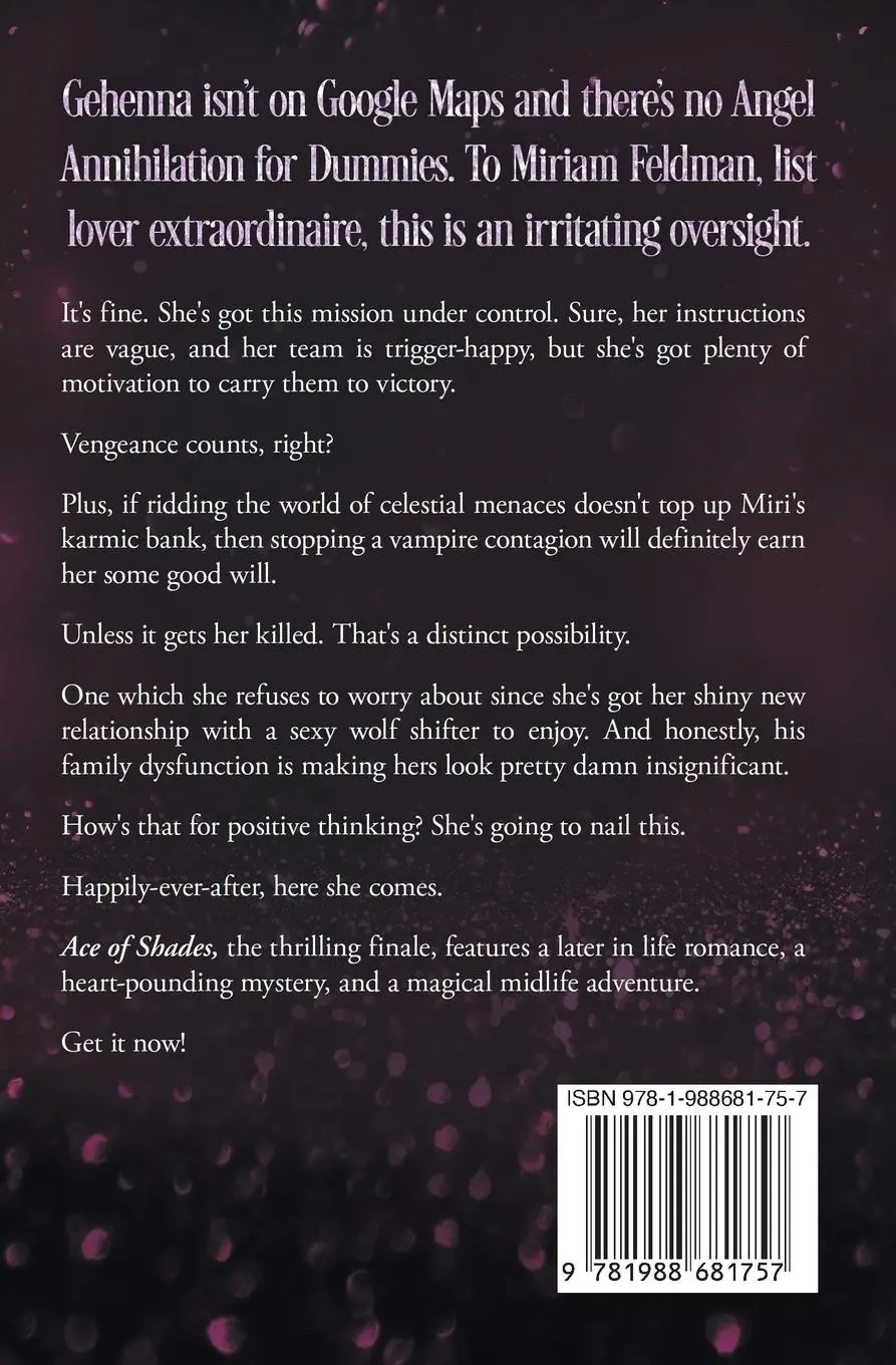 Rückseite: 9781988681757 | Ace of Shades | A Humorous Paranormal Women's Fiction | Deborah Wilde