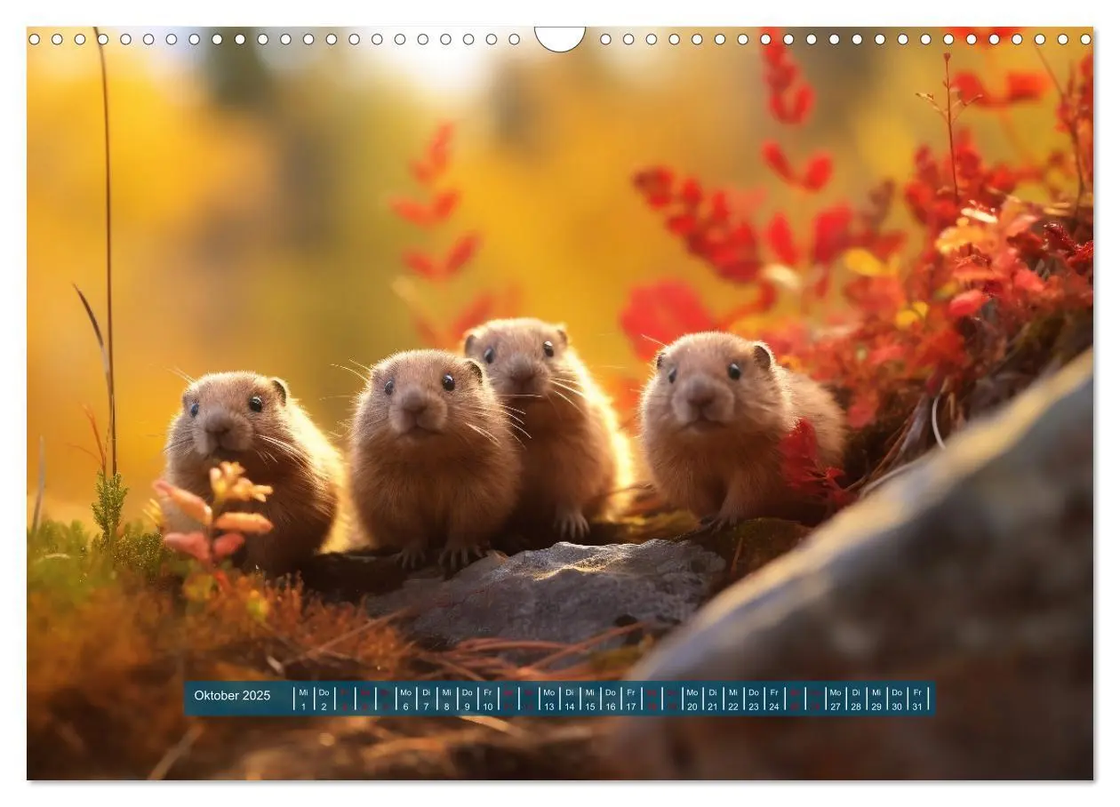 Bild: 9783383871757 | Nach Art der Lemminge (Wandkalender 2025 DIN A3 quer), CALVENDO...