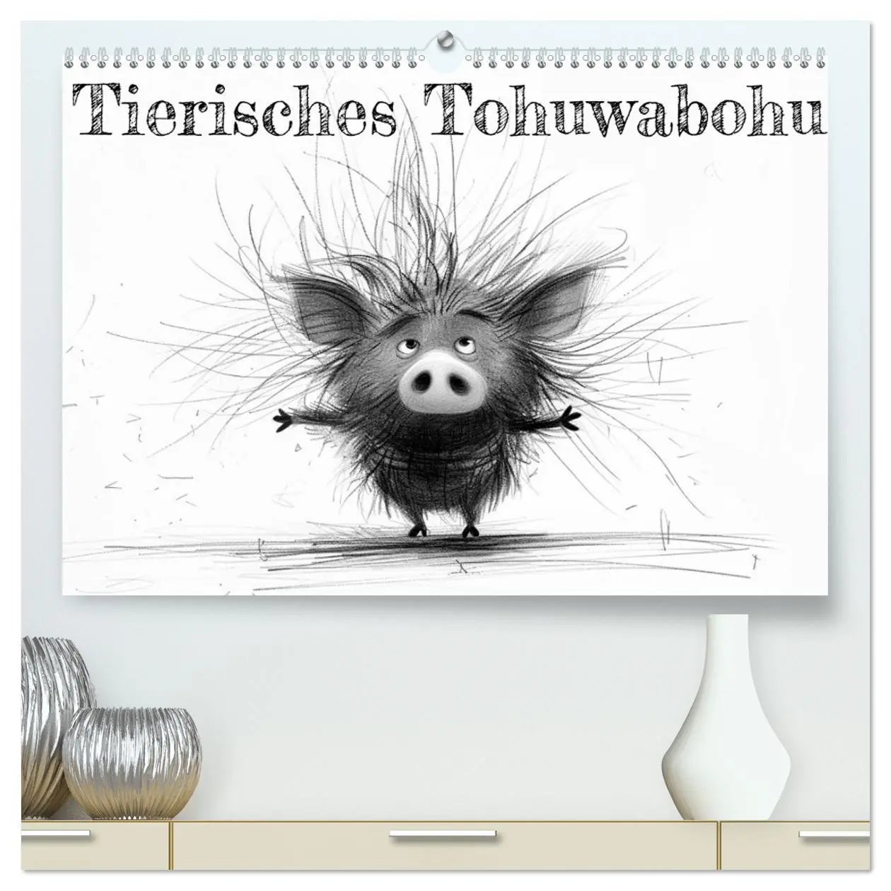 Cover: 9783457361757 | Tierisches Tohuwabohu (hochwertiger Premium Wandkalender 2026 DIN...