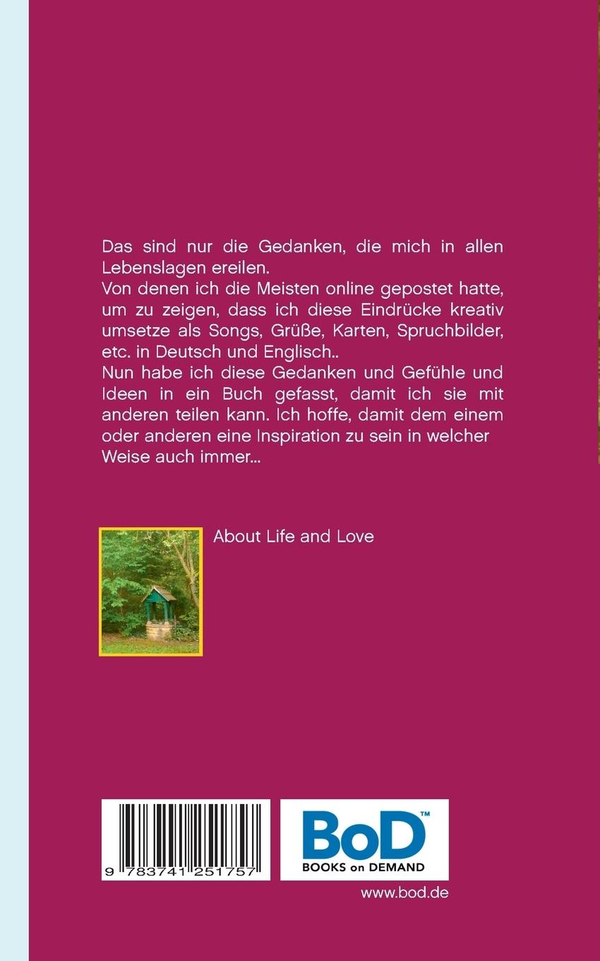 Rückseite: 9783741251757 | Meine Welten - | My Worlds | Astrid Evelt | Taschenbuch | 56 S. | 2016