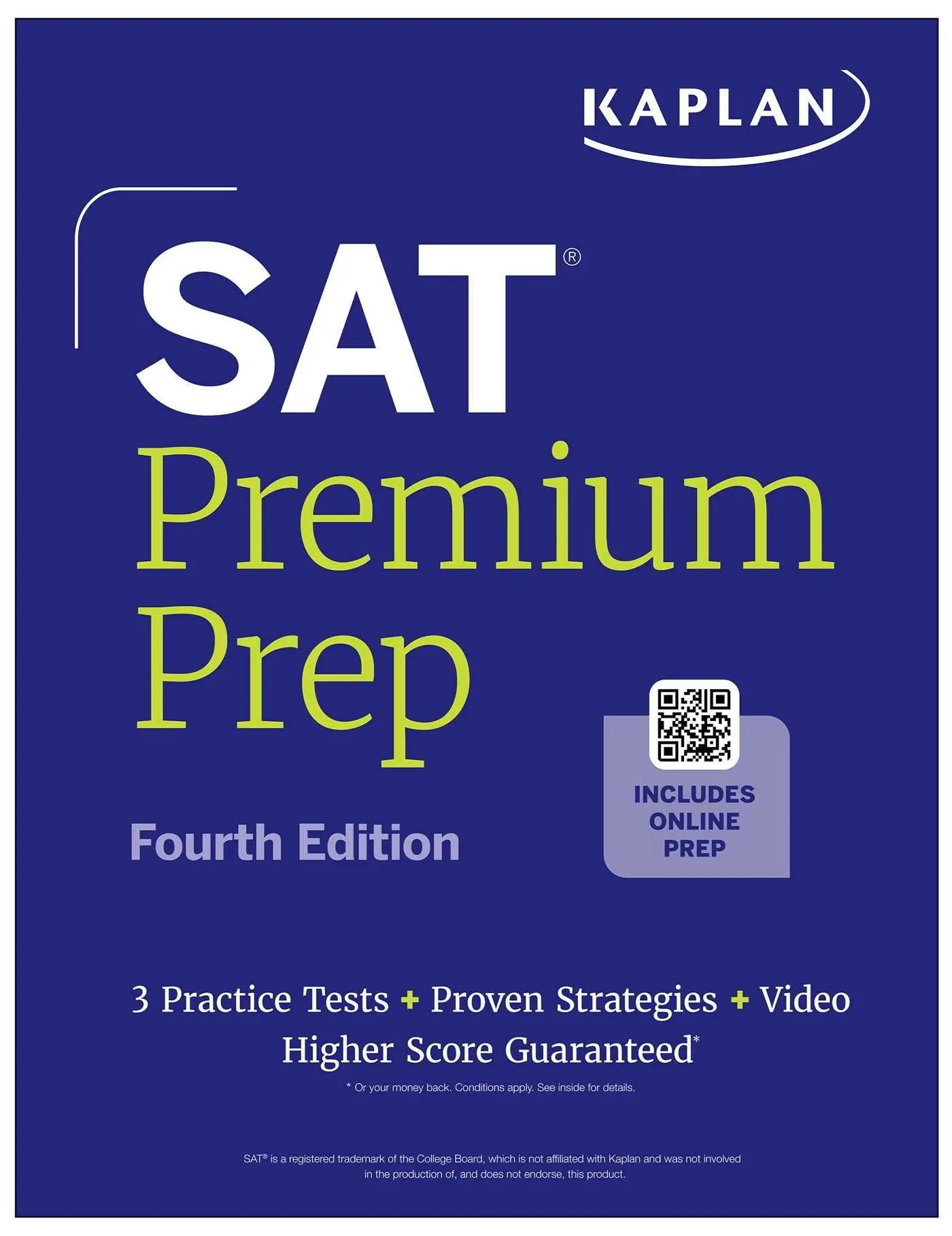 Cover: 9798349701757 | SAT Premium Prep, Fourth Edition (2026-2027): Includes 3 Full...