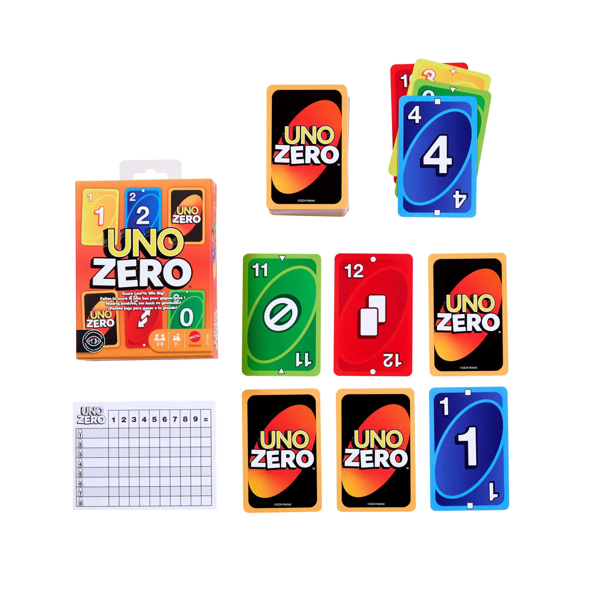 Bild: 194735331857 | UNO Zero | Spiel | JHH48 | Deutsch | 2025 | Mattel GmbH