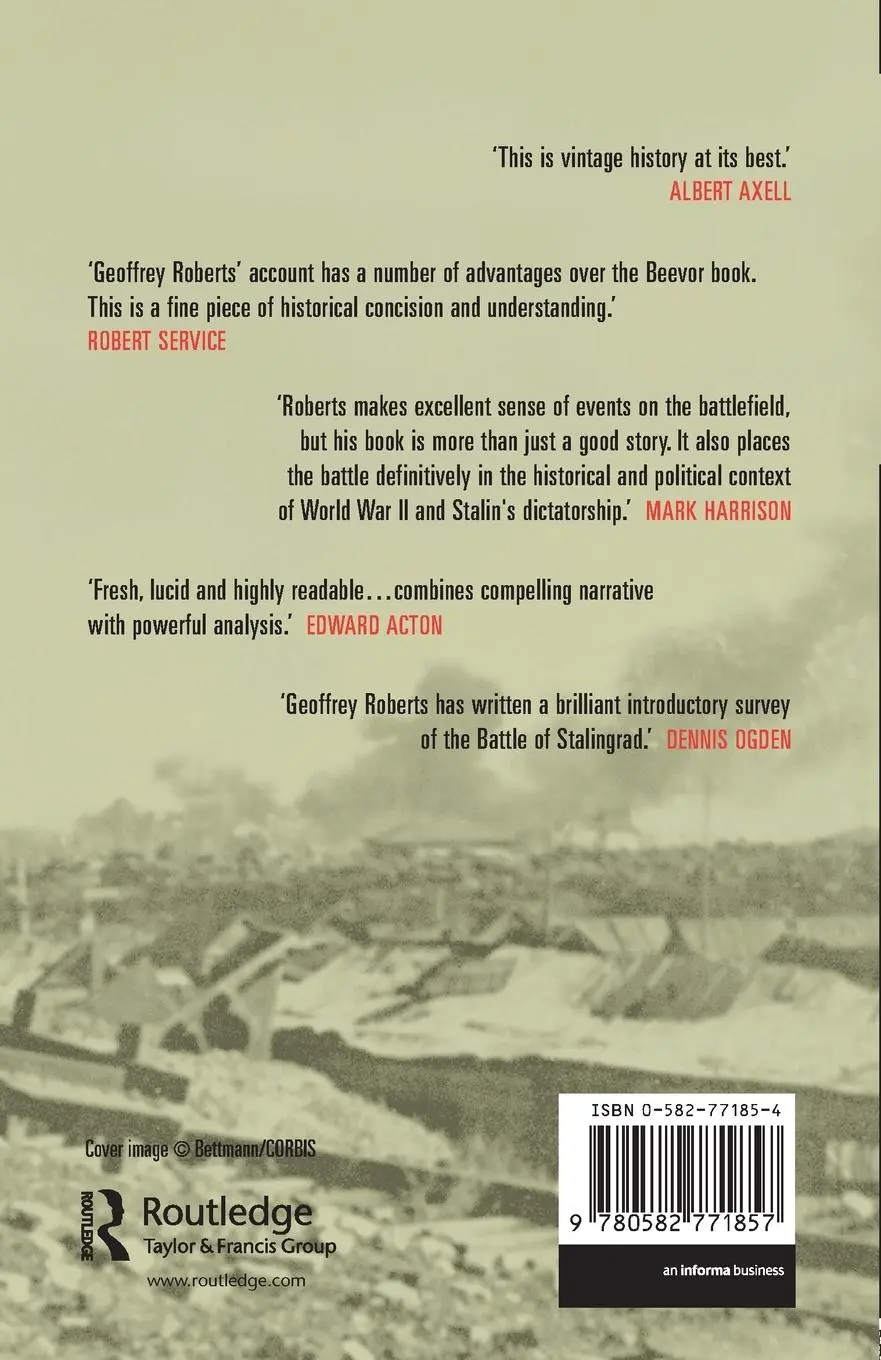 Rückseite: 9780582771857 | Victory at Stalingrad | The Battle That Changed History | Roberts