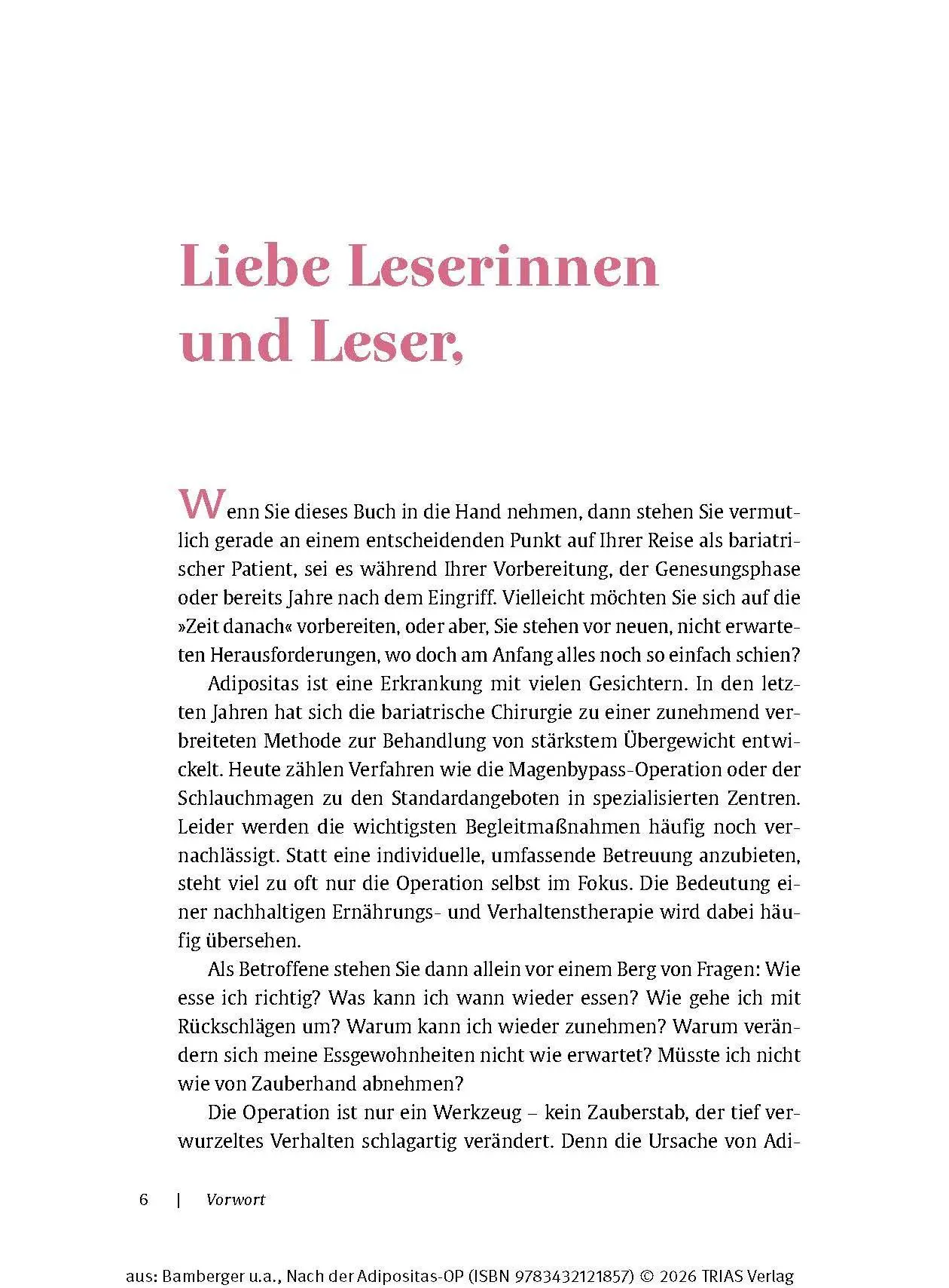 Bild: 9783432121857 | Nach der Adipositas-OP | Charlotte Bamberger (u. a.) | Taschenbuch
