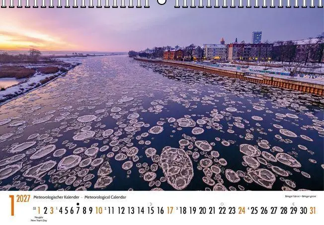 Bild: 9783443011857 | Meteorologischer Kalender 2027 Meteorological Calendar | Gesellschaft