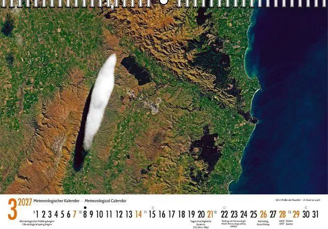 Bild: 9783443011857 | Meteorologischer Kalender 2027 Meteorological Calendar | Gesellschaft