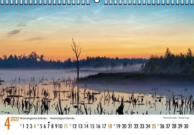 Bild: 9783443011857 | Meteorologischer Kalender 2027 Meteorological Calendar | Gesellschaft