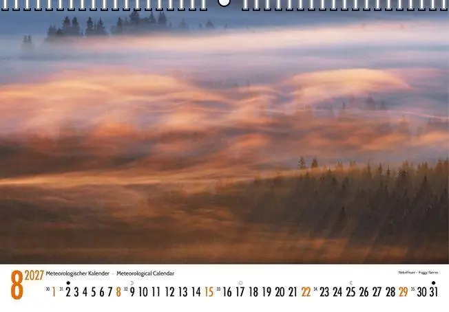 Bild: 9783443011857 | Meteorologischer Kalender 2027 Meteorological Calendar | Gesellschaft