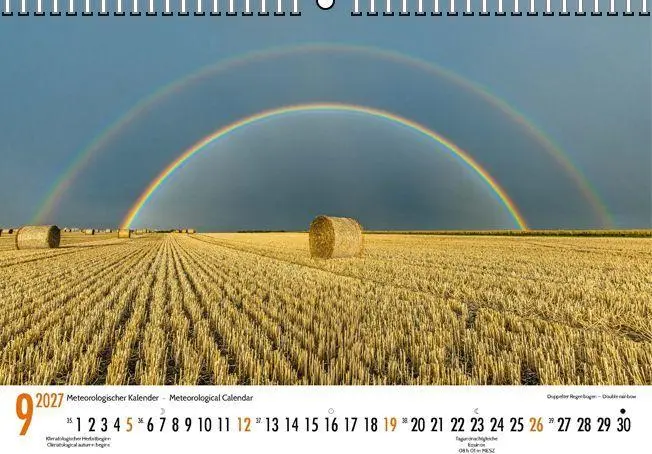 Bild: 9783443011857 | Meteorologischer Kalender 2027 Meteorological Calendar | Gesellschaft