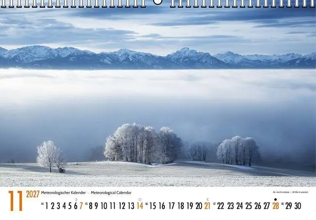 Bild: 9783443011857 | Meteorologischer Kalender 2027 Meteorological Calendar | Gesellschaft