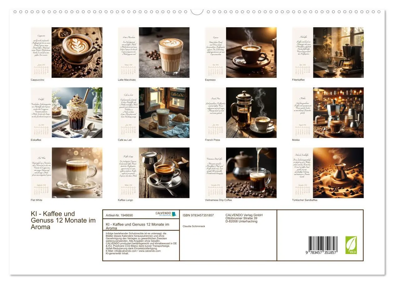 Bild: 9783457351857 | KI - Kaffee und Genuss 12 Monate im Aroma (hochwertiger Premium...