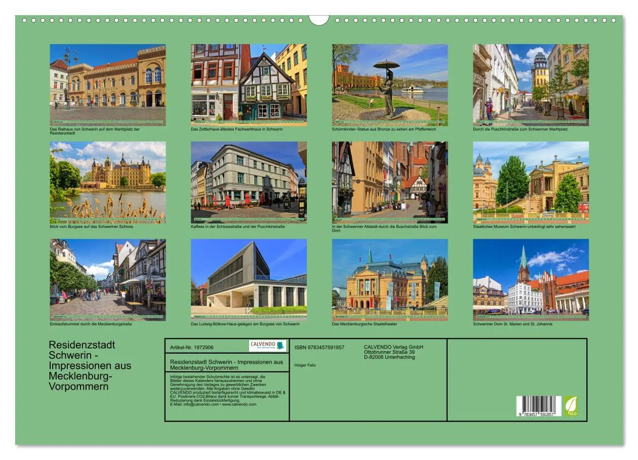 Bild: 9783457591857 | Residenzstadt Schwerin - Impressionen aus Mecklenburg-Vorpommern...