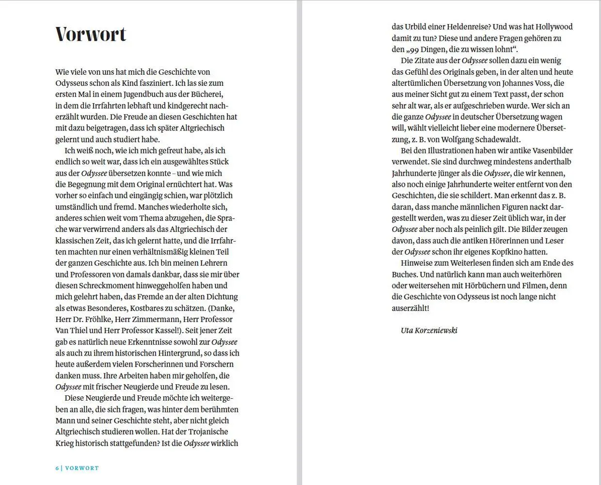 Bild: 9783799521857 | Odysseus und die Erfindung der Heldenreise | Uta Korzeniewski | Buch
