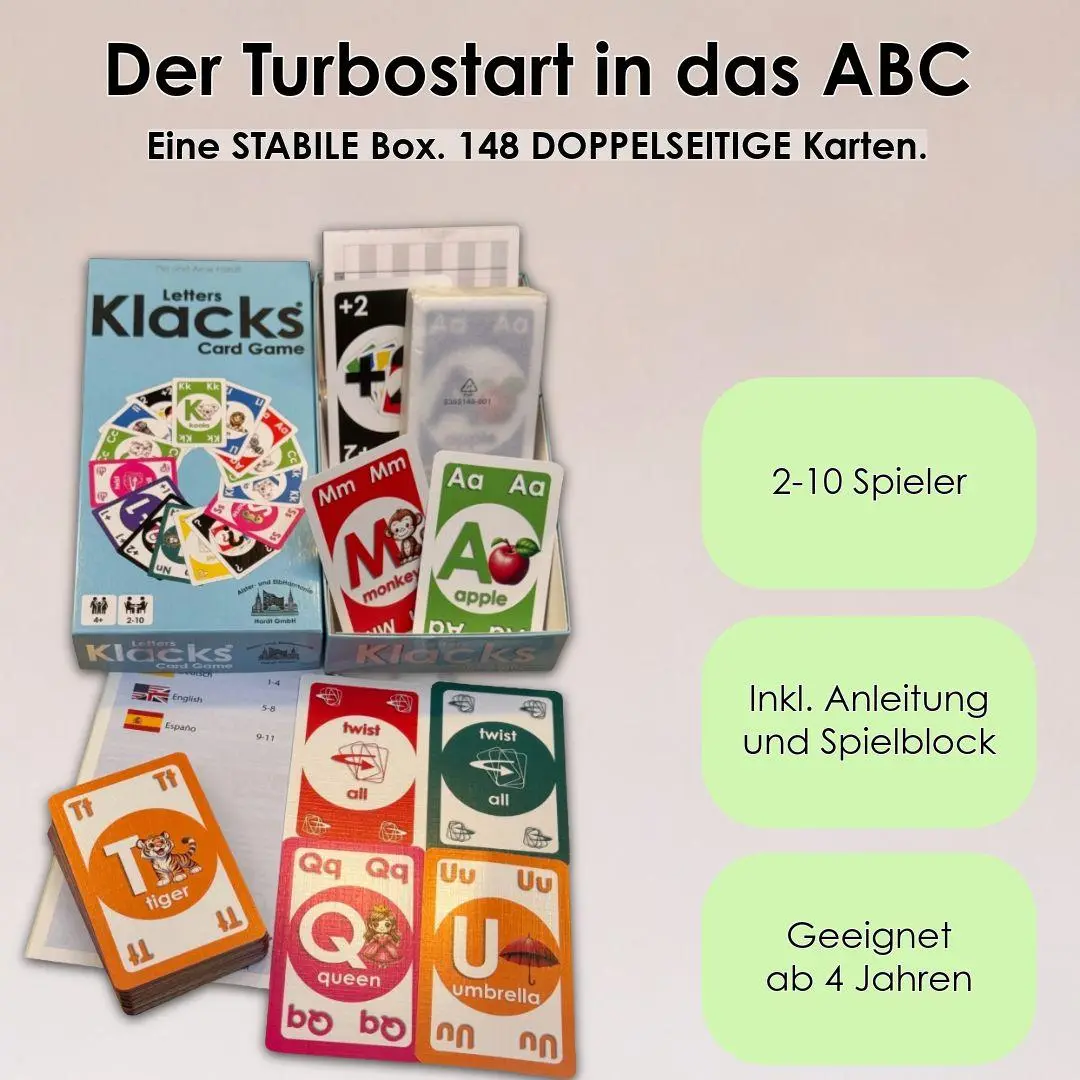 Bild: 745314131957 | Letters Klacks | Arne Hardt (u. a.) | Spiel | Deutsch | 2025