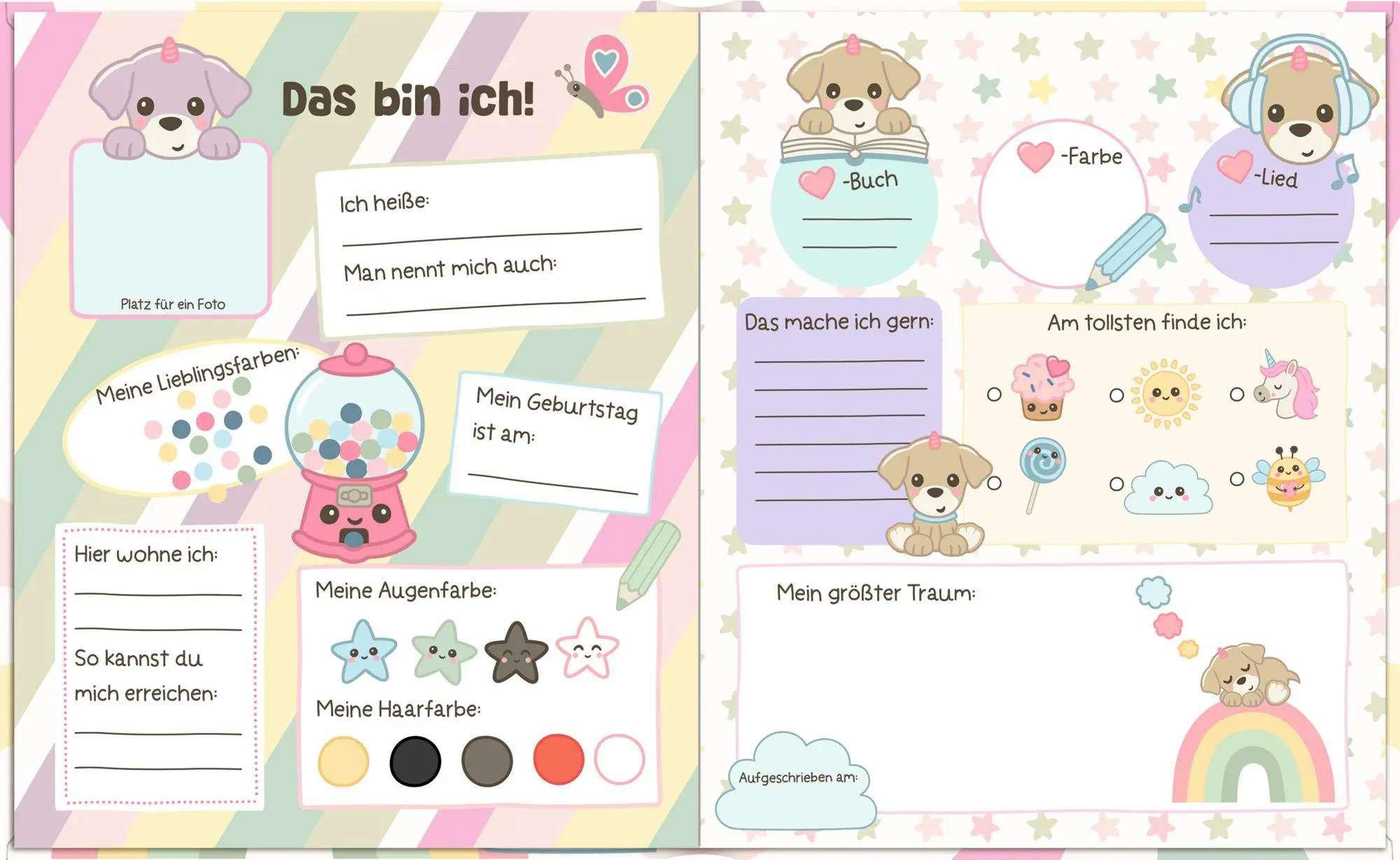 Bild: 4050003971957 | Freundebuch - Alle meine Freunde | Unidog | Buch | 96 S. | Deutsch