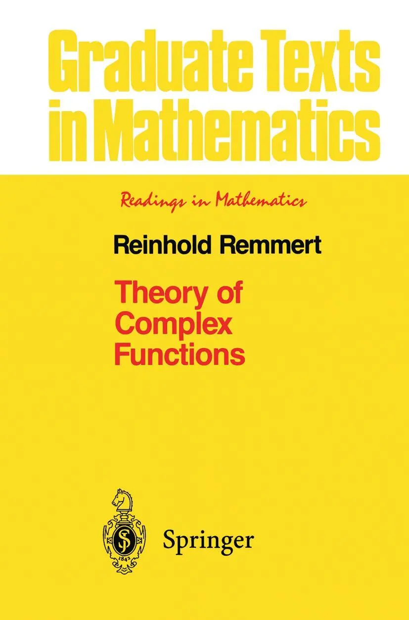 Cover: 9780387971957 | Theory of Complex Functions | Reinhold Remmert | Buch | xix | Englisch Cover: 9780387971957 | Theory of Complex Functions | Reinhold Remmert | Buch | xix | Englisch