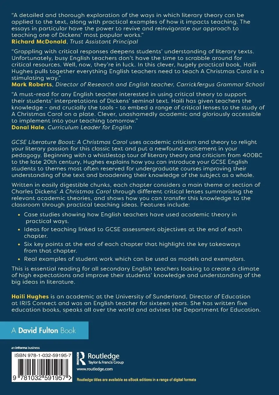 Rückseite: 9781032591957 | GCSE Literature Boost | Haili Hughes | Taschenbuch | Englisch | 2024