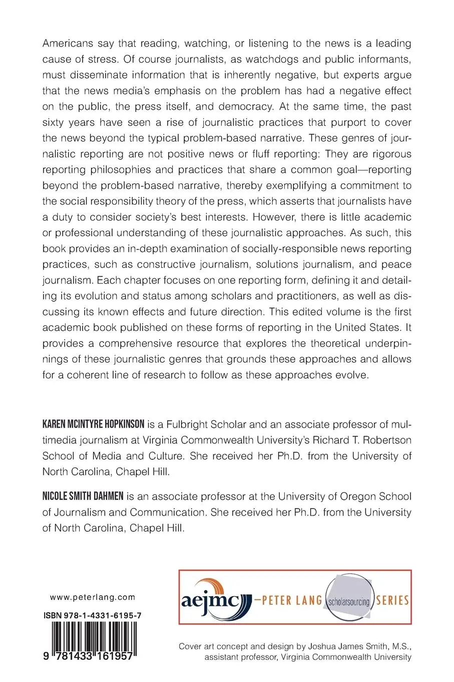 Rückseite: 9781433161957 | Reporting Beyond the Problem | Meghan Sanders (u. a.) | Taschenbuch