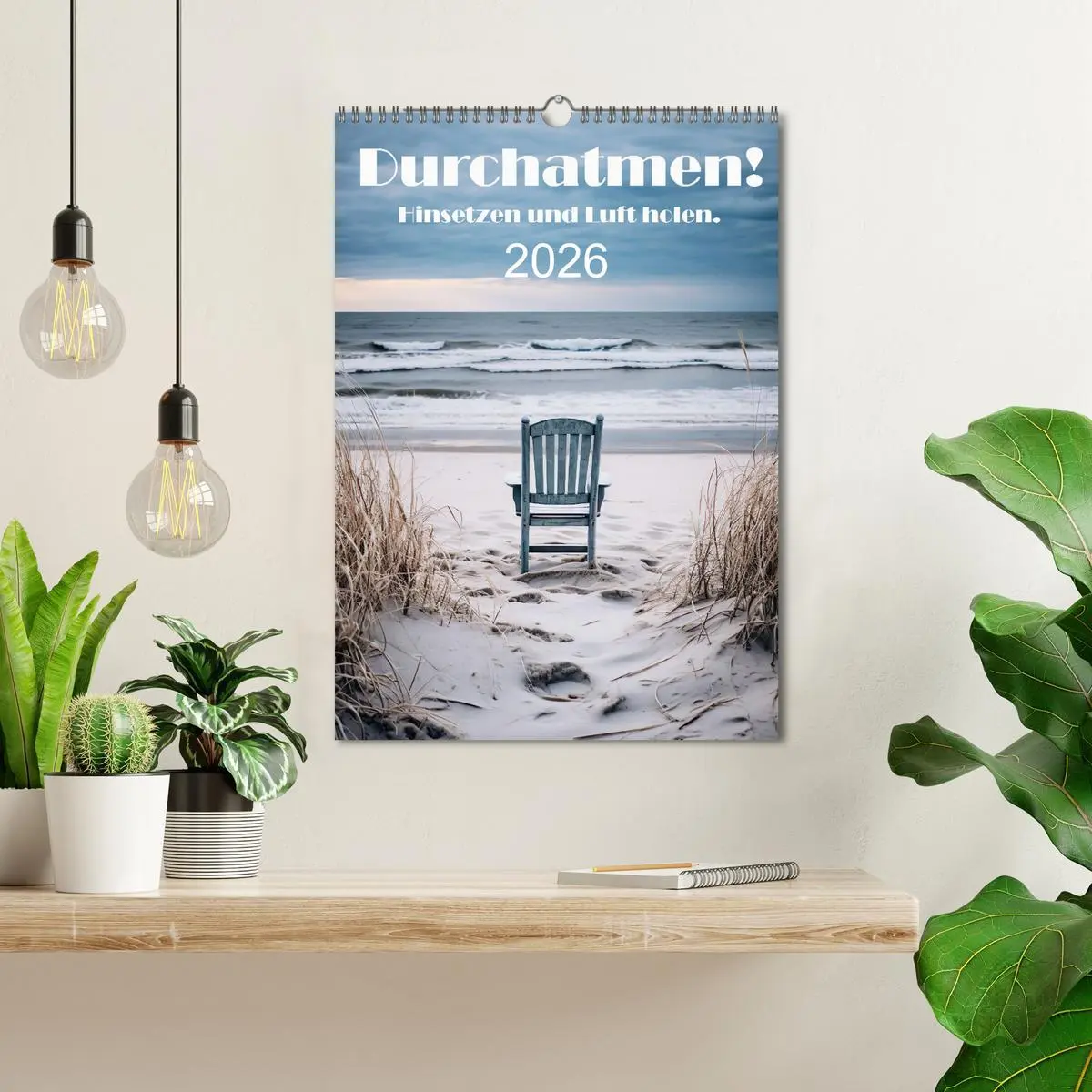 Bild: 9783516291957 | Durchatmen! (Wandkalender 2026 DIN A3 hoch), CALVENDO Monatskalender