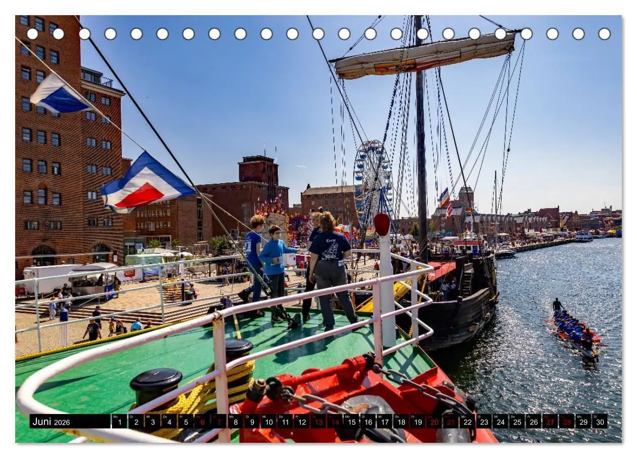 Bild: 9783516671957 | Feuerschiff Elbe 1 - In der Hansestadt Wismar (Tischkalender 2026...
