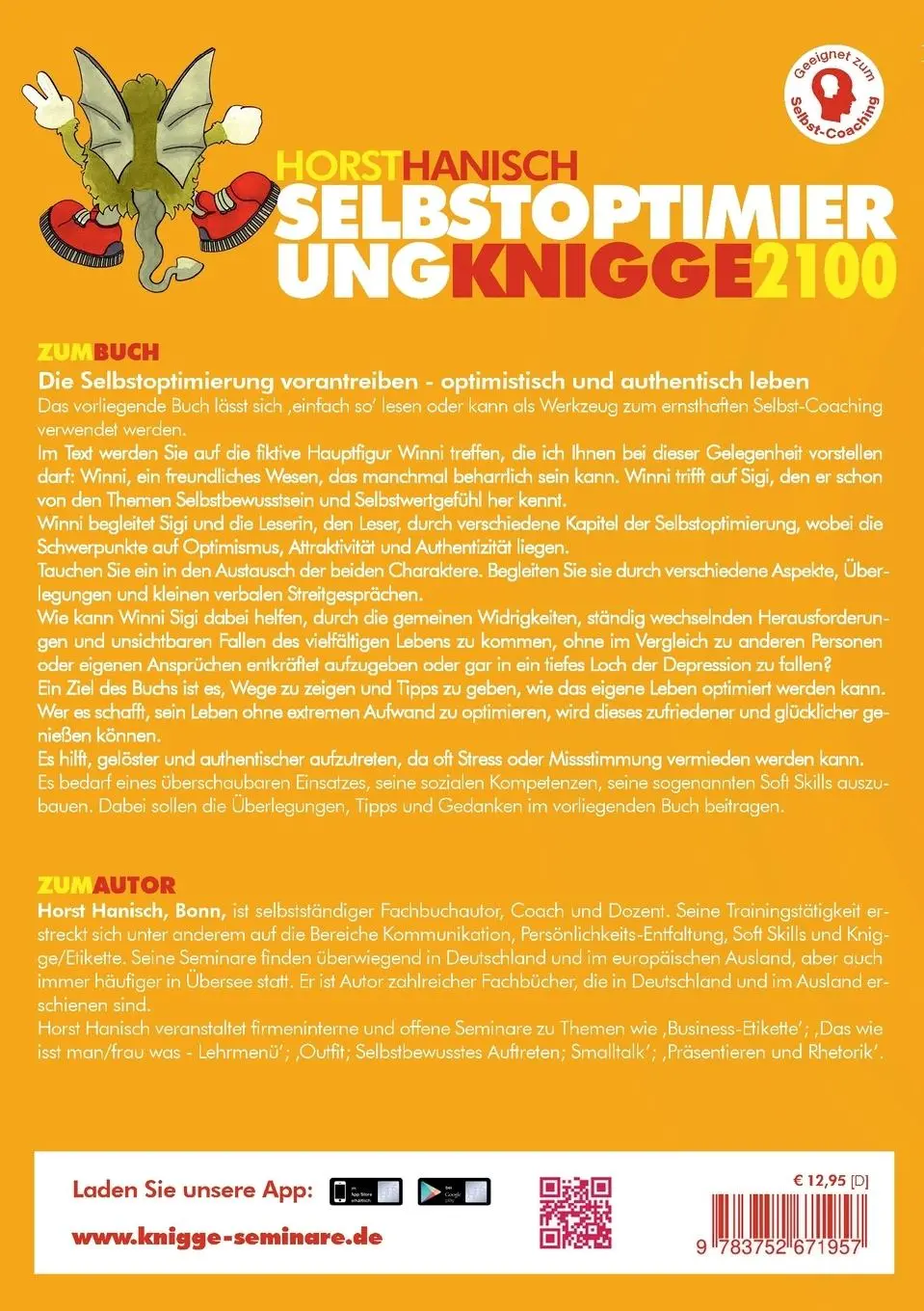 Rückseite: 9783752671957 | Selbstoptimierung Knigge 2100 | Horst Hanisch | Taschenbuch | 120 S.
