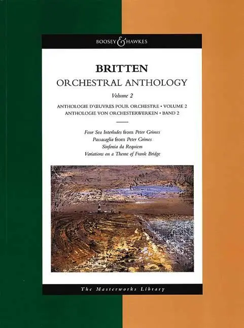 Cover: 9780851622057 | Orchestral Anthology - Volume 2 | The Masterworks Library | Britten