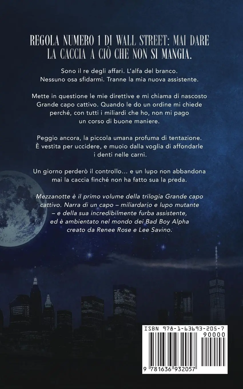 Rückseite: 9781636932057 | Grande capo cattivo - Mezzanotte | Renee Rose (u. a.) | Taschenbuch