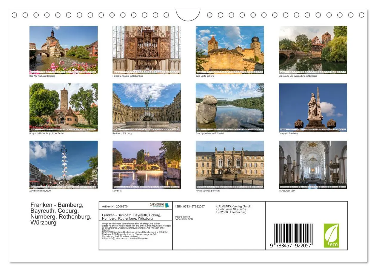 Bild: 9783457922057 | Franken - Bamberg, Bayreuth, Coburg, Nürnberg, Rothenburg, Würzburg...