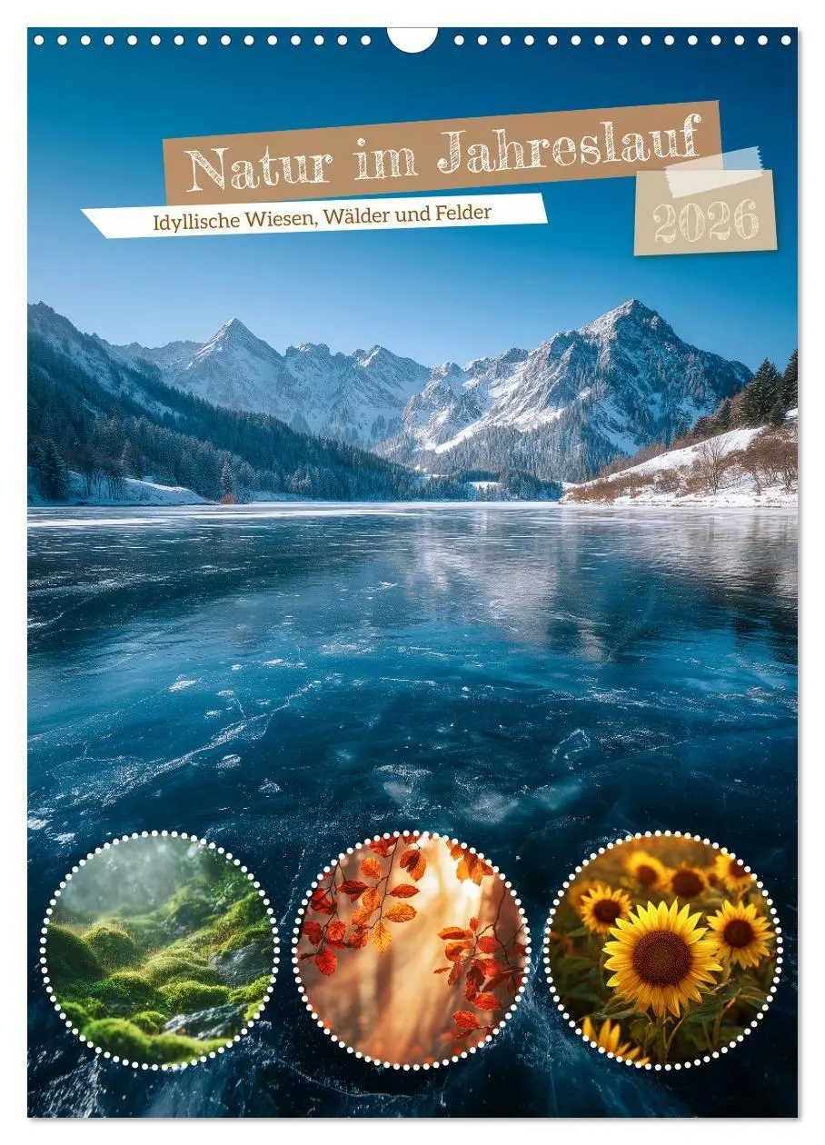 Cover: 9783516702057 | Natur im Jahreslauf (Wandkalender 2026 DIN A3 hoch), CALVENDO...