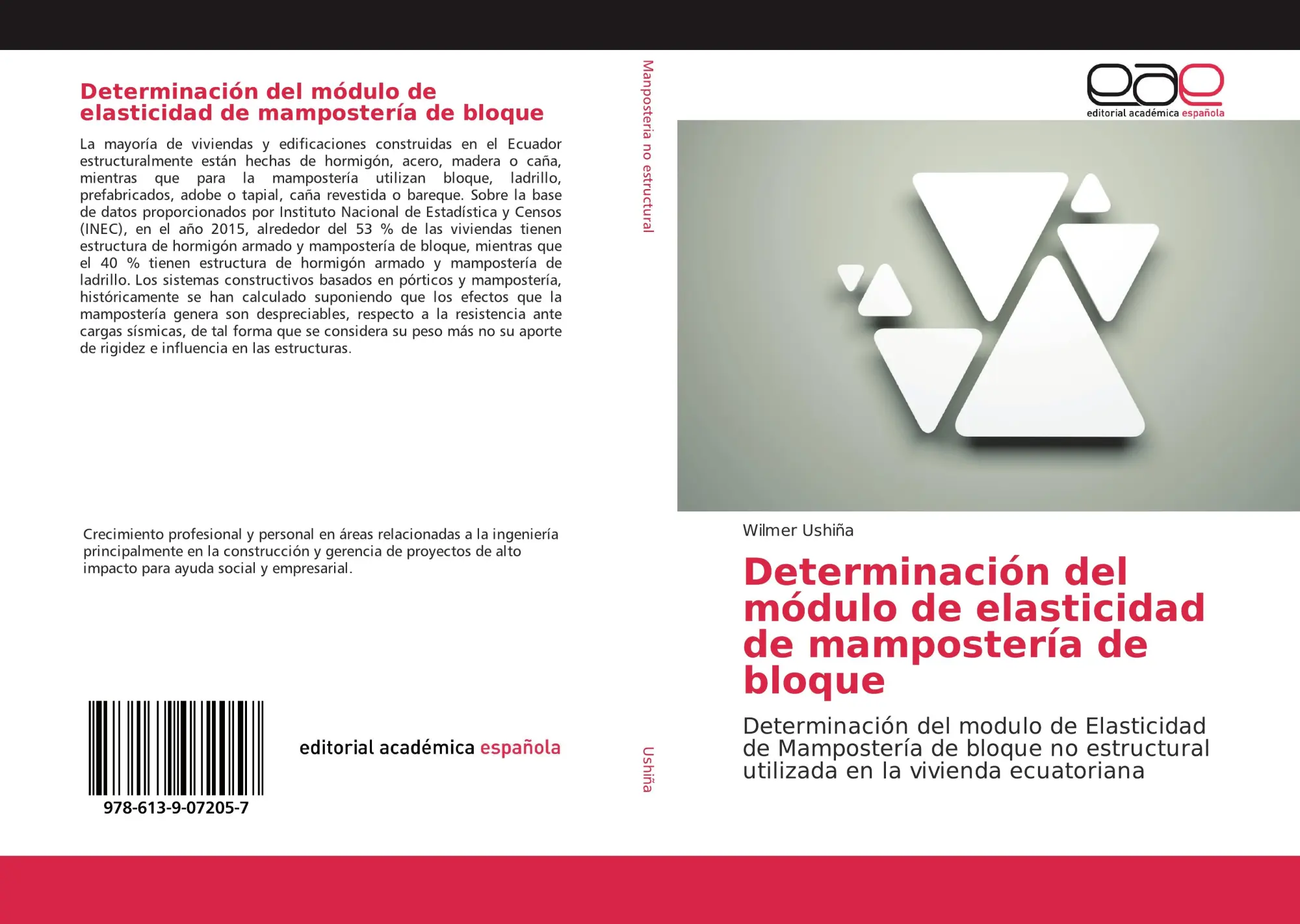 Cover: 9786139072057 | Determinación del módulo de elasticidad de mampostería de bloque