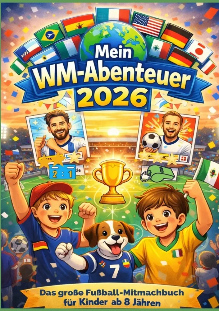Cover: 9789403862057 | Mein WM-Abenteuer 2026" - Das große Fußball-Mitmachbuch für Kinder...