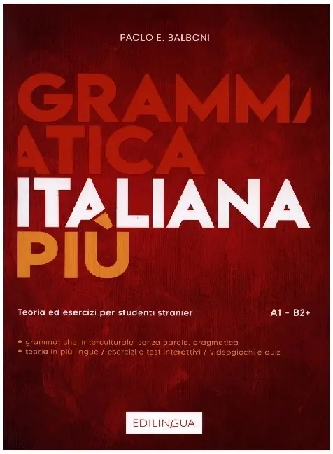 Cover: 9791259802057 | Grammatica italiana più | Teoria ed esercizi per studenti stranieri