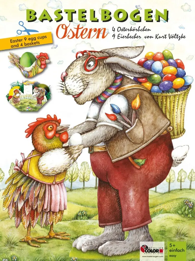 Cover: 4280000272157 | Ostern Bastelbogen Körbchen und Eierbecher | ATELIER COLOR | Deutsch
