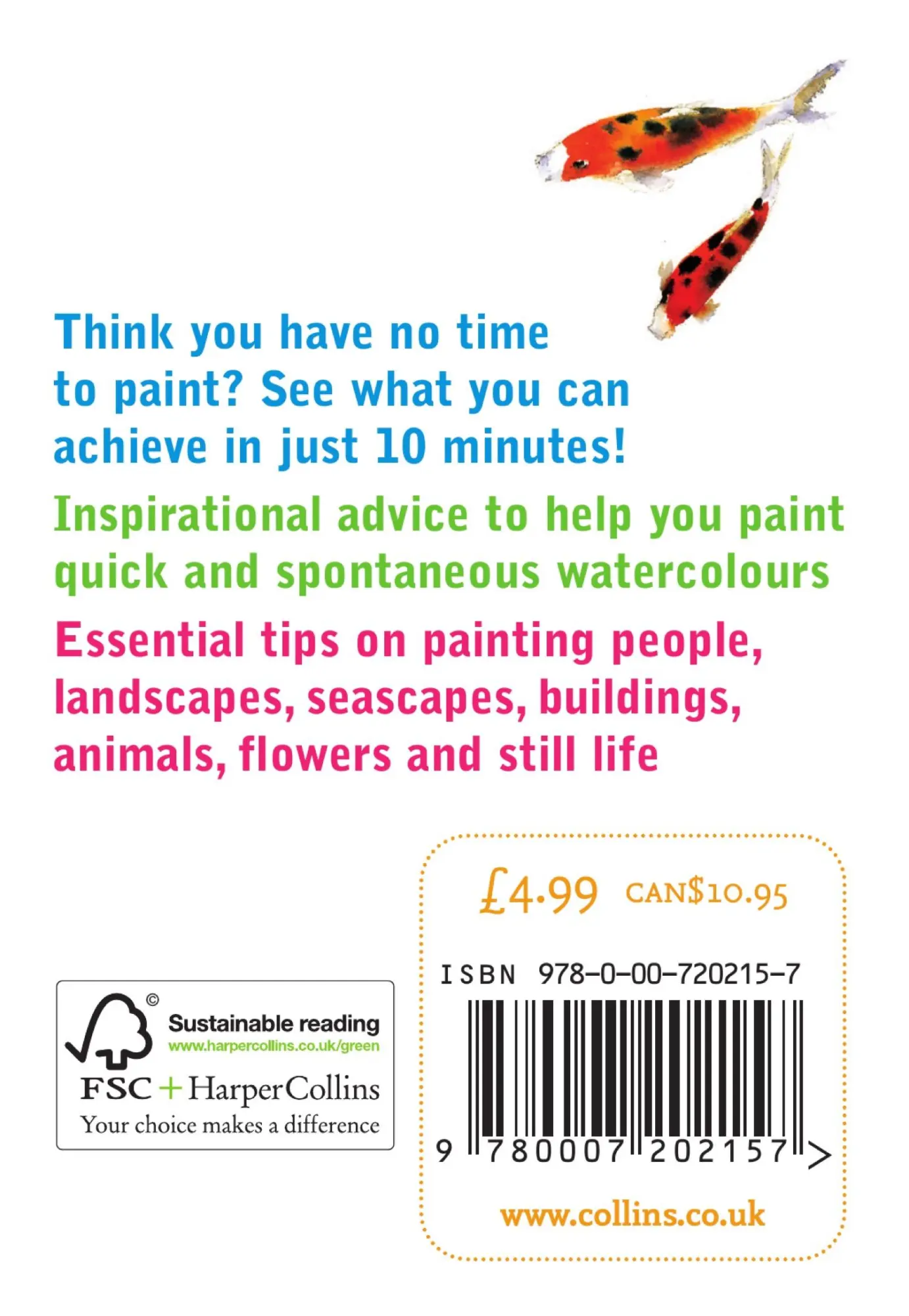 Rückseite: 9780007202157 | 10-Minute Watercolours | Hazel Soan | Taschenbuch | Englisch | 2005