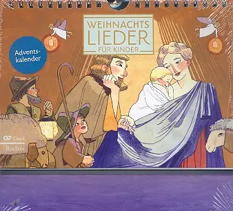 Cover: 9783899482157 | Weihnachtslieder für Kinder. Adventskalender | Maße (B/H): 15 x 21 cm
